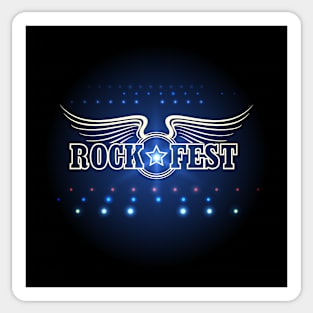 Rock Festival Template Sticker